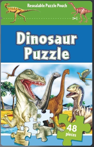 Dinosaur Puzzle Pouch
