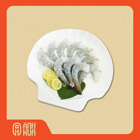Tôm thịt còn đuôi (size 30-40con) - 500g