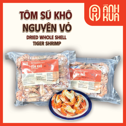 Tôm Sú Khô Nguyên Vỏ 330g