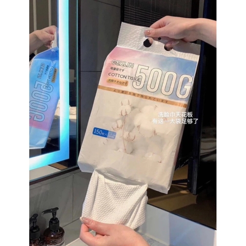 KHĂN LAU MẶT GELKIN 150 TỜ