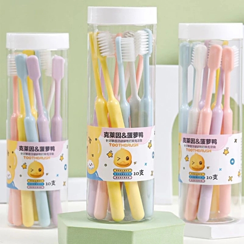 HỘP 10 BÀN CHẢI ĐÁNH RĂNG CHO BÉ