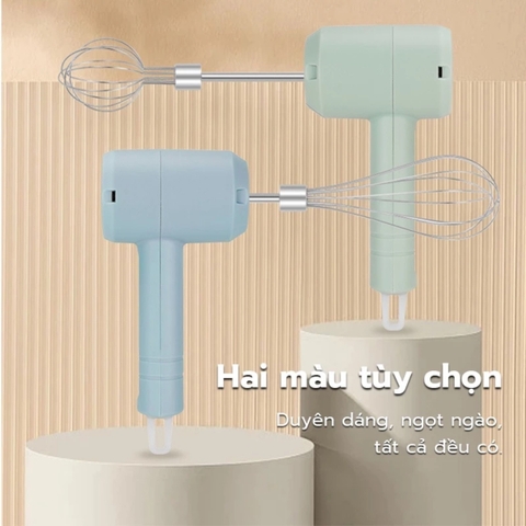 MÁY ĐÁNH TRỨNG CẦM TAY ĐA NĂNG 2 ĐẦU