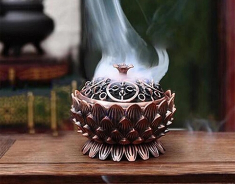 LƯ ĐỐT HƯƠNG HOA SEN