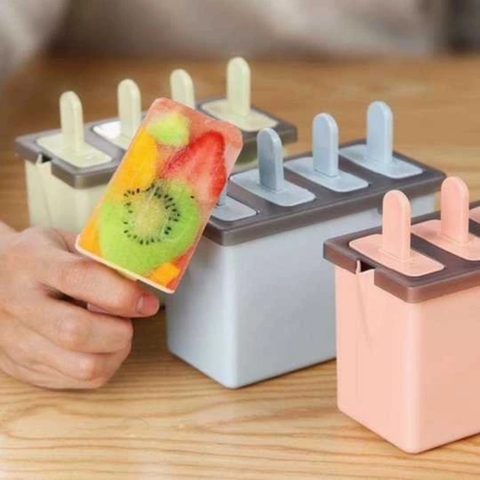 KHUÔN LÀM KEM 4 NGĂN