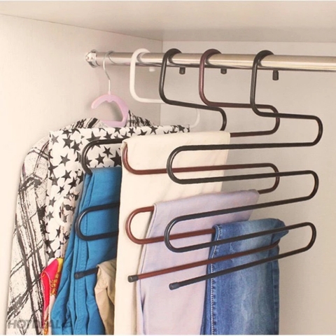 MÓC TREO QUẦN ÁO 5 TẦNG ĐA NĂNG