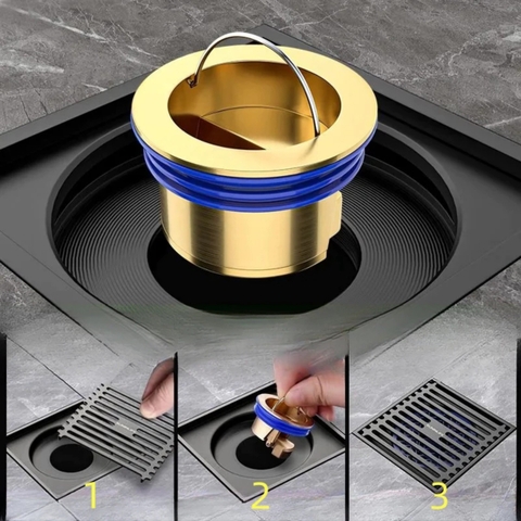 NẮP ĐẬY CỐNG THOÁT NƯỚC SÀN NHÀ NGĂN MÙI HÔI, CÔN