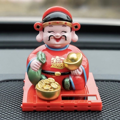 TƯỢNG THẦN TÀI TAY CẦM THỎI VÀNG