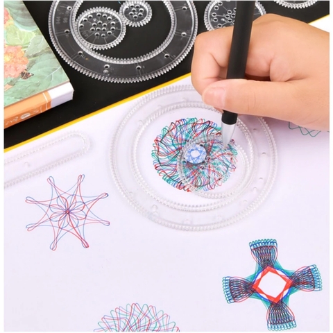 BỘ 18 THƯỚC MA THUẬT VẼ HOA CHO BÉ TẬP PHÁT TRIỂN