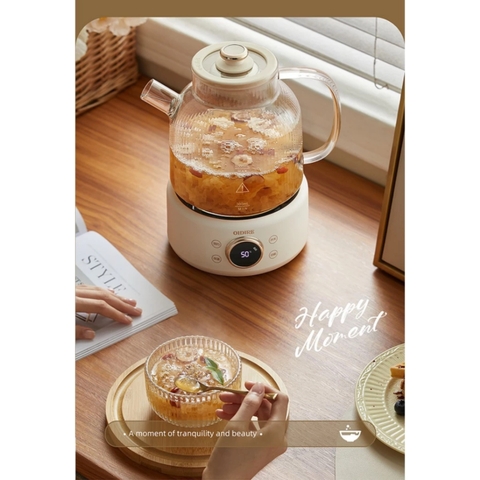 BÌNH ĐUN NƯỚC THỦY TINH PHA TRÀ OIDIRE 530W 220V