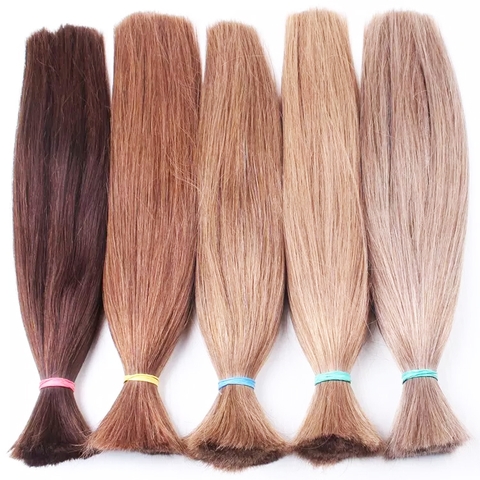 Remy Hair Bulk Multi colors Item code: ZNBUI009