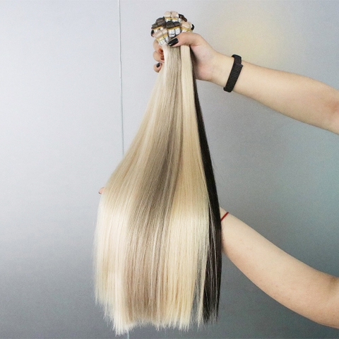 Handtied Weft Hair Double drawn Multi colors