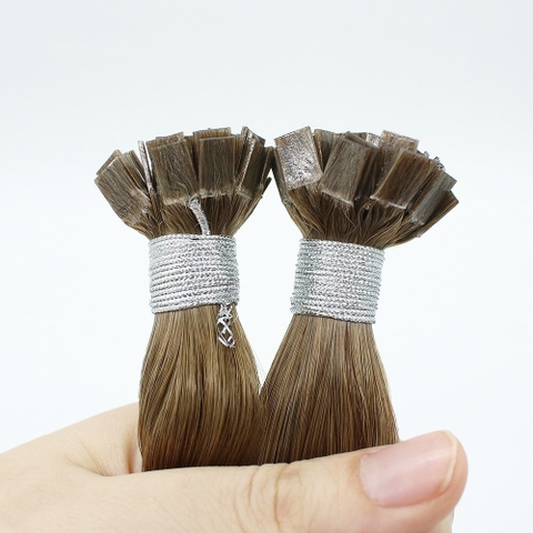 Flat Tip Hair Double drawn Brown