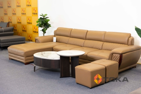 Sofa góc chữ L: Giải pháp tối ưu không gian phòng khách hiện đại