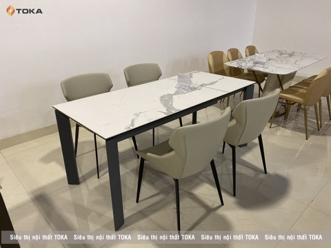 Bàn ăn mặt đá thạch anh - xu hướng nội thất năm 2022
