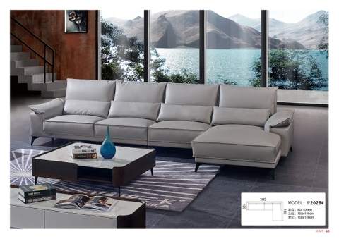 Sofa da cao cấp 2028#