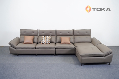 Sofa da nỉ chống xước nhập khẩu cao cấp SF 9033-2
