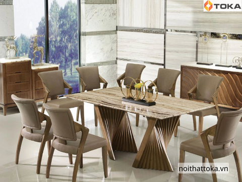 Bộ bàn ăn cao cấp QF023