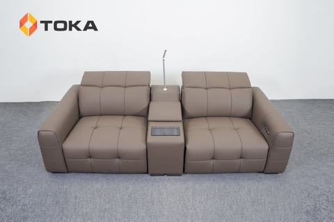 Sofa chỉnh điện da sinh thái 9032