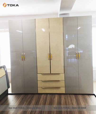 Tủ áo 6 cánh 2266YG