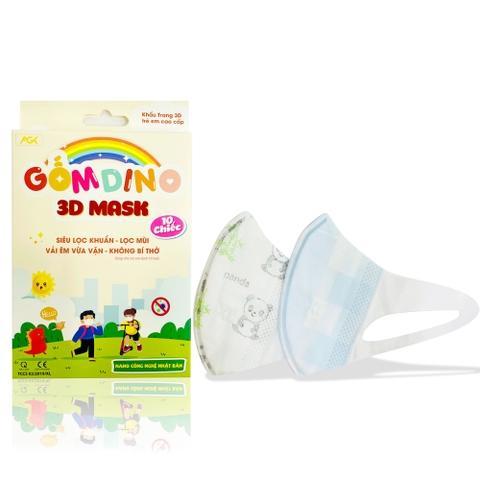 Khẩu trang 3D Gốm Dino