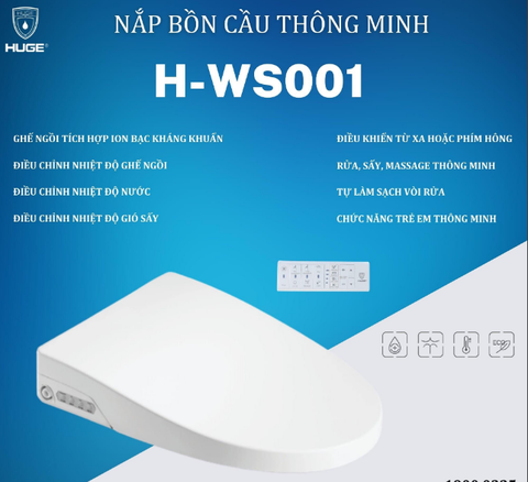 Nắp bồn cầu điện tử (H-WS001)