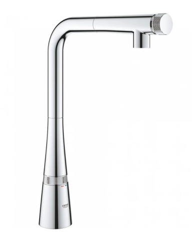 Vòi Rửa Chén Grohe 31593002 Zedra Smartcontrol Nóng Lạnh Rút Dây