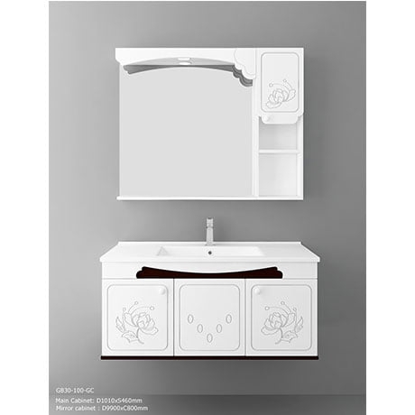 Bộ tủ chậu PVC cao cấp BROSS PT1021