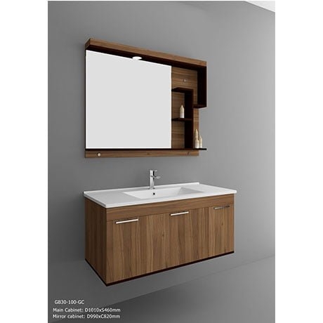 Bộ tủ chậu PVC cao cấp BROSS PT1023