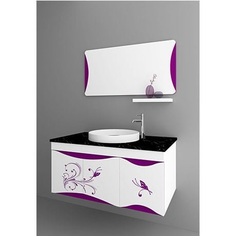 Bộ tủ chậu PVC cao cấp BROSS PT1026