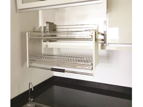 Giá bát di động inox bóng (H-BD119D)