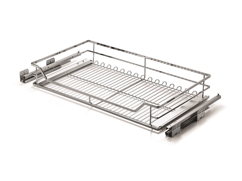 Kệ xoong nồi inox bóng nan dẹt (H-XN11G8P)