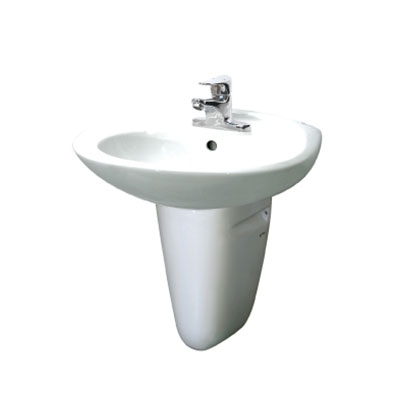 Chậu rửa chân lửng Inax L-284V+L-284VC (Màu trắng)