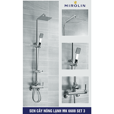 Sen cây nóng lạnh Mirolin MK6688 SET 3