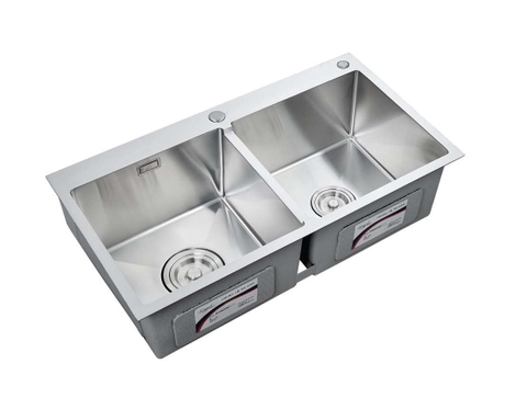 Chậu 2 hố cân inox 201 SA7843Z