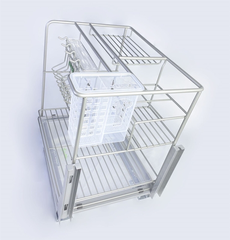 Giá Dao, Thớt Nan tròn Inox phủ nano SV - GTN