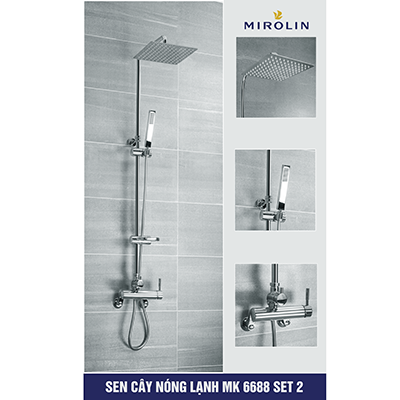 Sen cây nóng lạnh Mirolin MK6688 SET 2