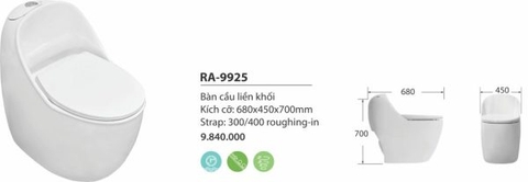 Bàn cầu liền khối RA-9925