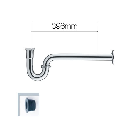 Ống Xả Nước Chữ P Inax A-678P 419mm