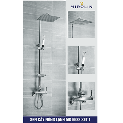 Sen cây nóng lạnh Mirolin MK6688 SET 1