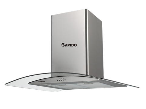 Hút mùi Rapido RH-700CM kính cong, điều khiển cơ
