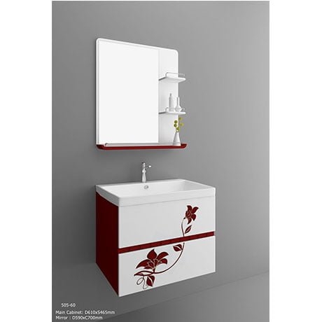 Bộ tủ chậu PVC cao cấp BROSS PT6022