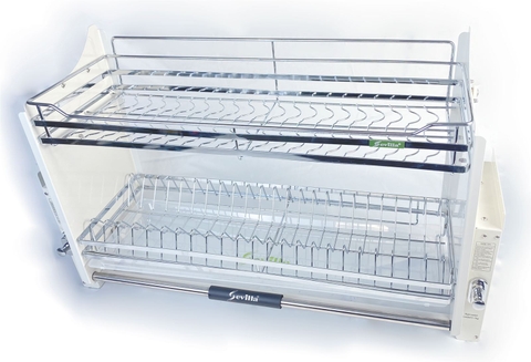 Giá bát đĩa nâng hạ Inox SV - N1