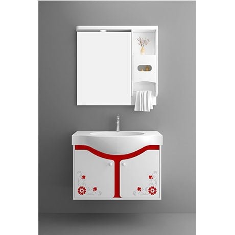 Bộ tủ chậu PVC cao cấp BROSS PT8025