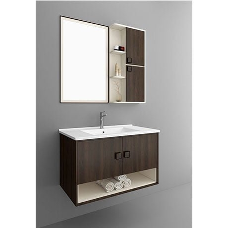 Bộ tủ chậu PVC cao cấp BROSS PT8026