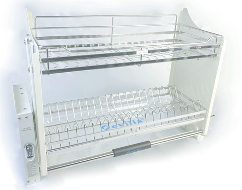 Giá bát đĩa nâng hạ Inox 304 SV - N4