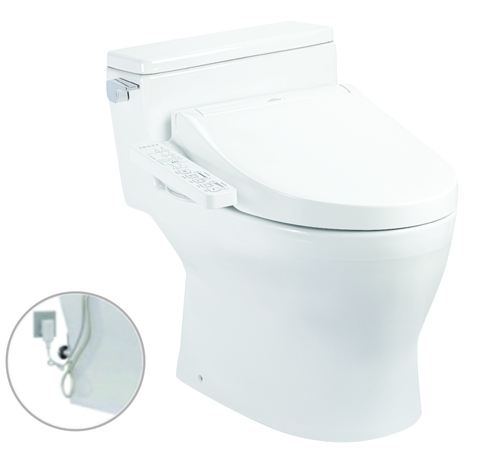 Bàn Cầu Một Khối TOTO MS188VKW16 Kèm Nắp Điện Tử WASHLET Dòng C2
