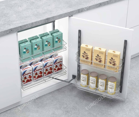 Hệ giá khô 2 tầng inox hộp cánh mở EUROGOLD C040245