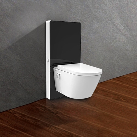 Bồn cầu thông minh Viglacera Platinum P.16.320 (Kính đen)