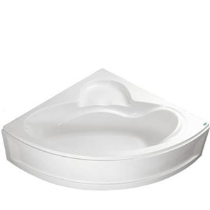 Bồn tắm góc có chân có yếm Caesar AT5220