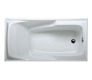 Bồn tắm xây Caesar AT0460 không chân yếm